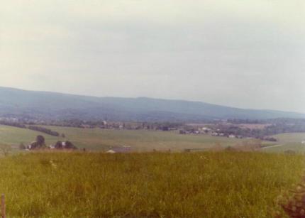 View of Uniontown, Pennsylvania from Lookout